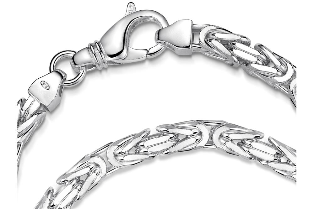 Massive Königsketten und Armbänder Silberketten-Store Damen im für und direkt Herren