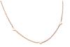 Fashion Line Kette  M17271 - 925 Silber, rosé vergoldet Länge: 42cm