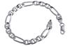 Figaruccikette Armband 7,5mm - 925 Silber