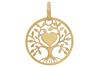 Kettenanhänger Lebensbaum mit Herz - 585 Gold