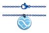 Halskette mit Anhänger Herz - Edelstahl, blue