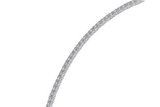 Faschion-Omega Halsreif 1mm - 925 Silber Länge: 40cm - 028ART7
