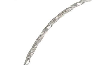 Faschion-Omegahalsreifen 2mm - 925 Silber Länge: 40cm - 028ART6