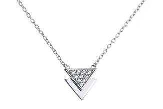 Fashion Triangle - 925 Silber Länge: 45cm - 9600171