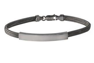 Fashion Armband - 925 Silber, Ruthenium RUT186