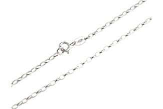 Länge wählbar 32-37cm Erbskette Silberkette für Kinder 1,6mm 925 Silber 