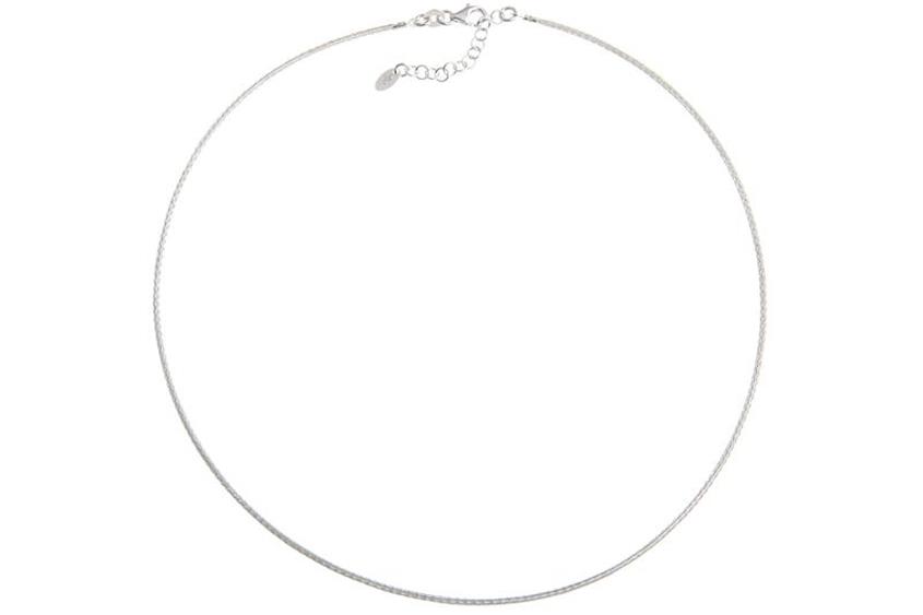 Faschion-Omegahalsreifen 1,5mm - 925 Silber Länge: 40cm - 028ART8