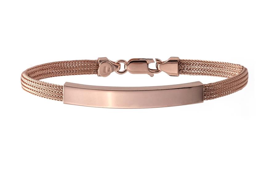 Fashion Armband - 925 Silber, rosé vergoldet ROS186