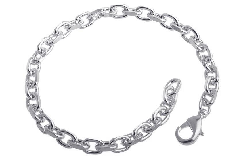 Ankerkette Armband 4,5mm - 925 Silber