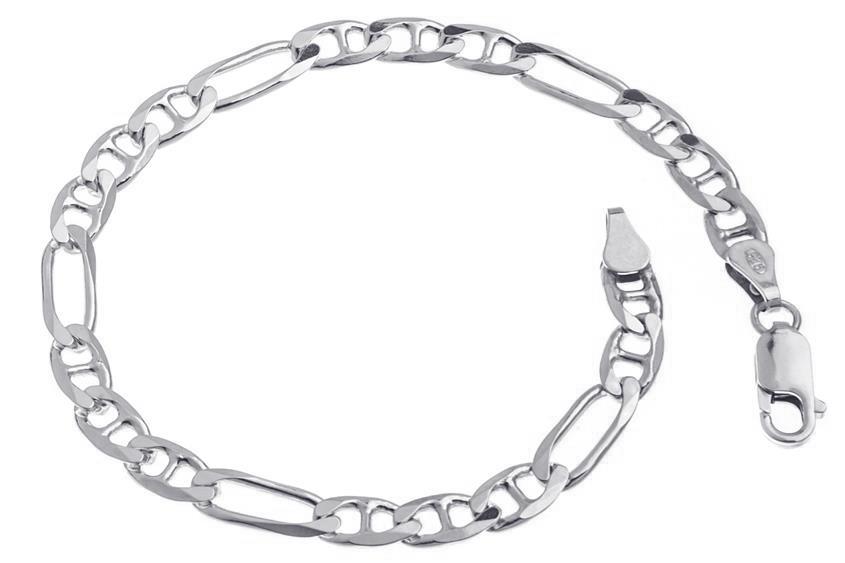 Figaruccikette Armband 5,5mm - 925 Silber