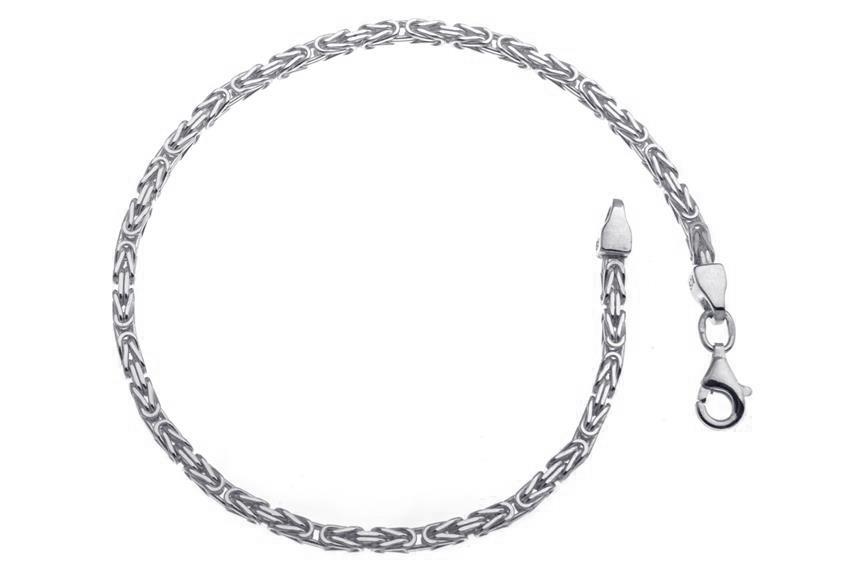 Königskette Armband 2,2mm - 925 Silber
