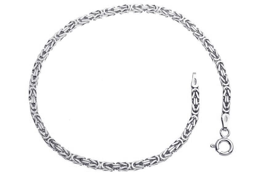 Königskette Armband 2,5mm - 925 Silber