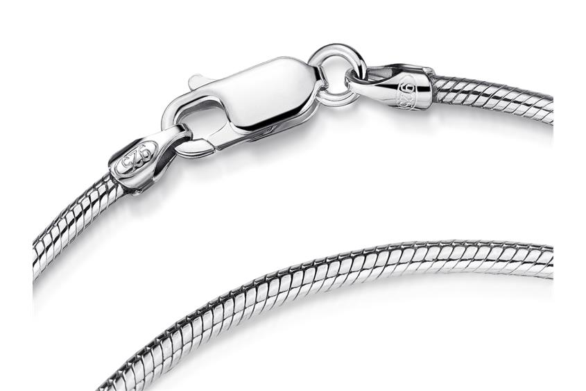 Schlangenkette Armband 2mm - 925 Silber