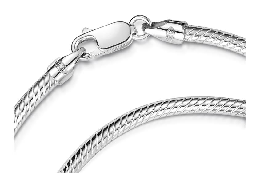 Schlangenkette Armband 3mm - 925 Silber