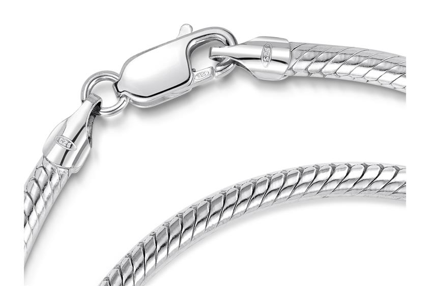 Schlangenkette Armband 3,5mm - 925 Silber